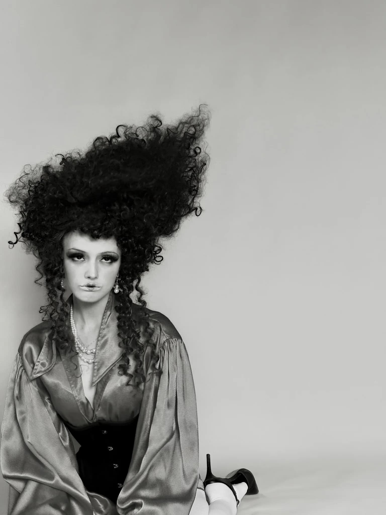 Avant Garde Curly Hairstyle