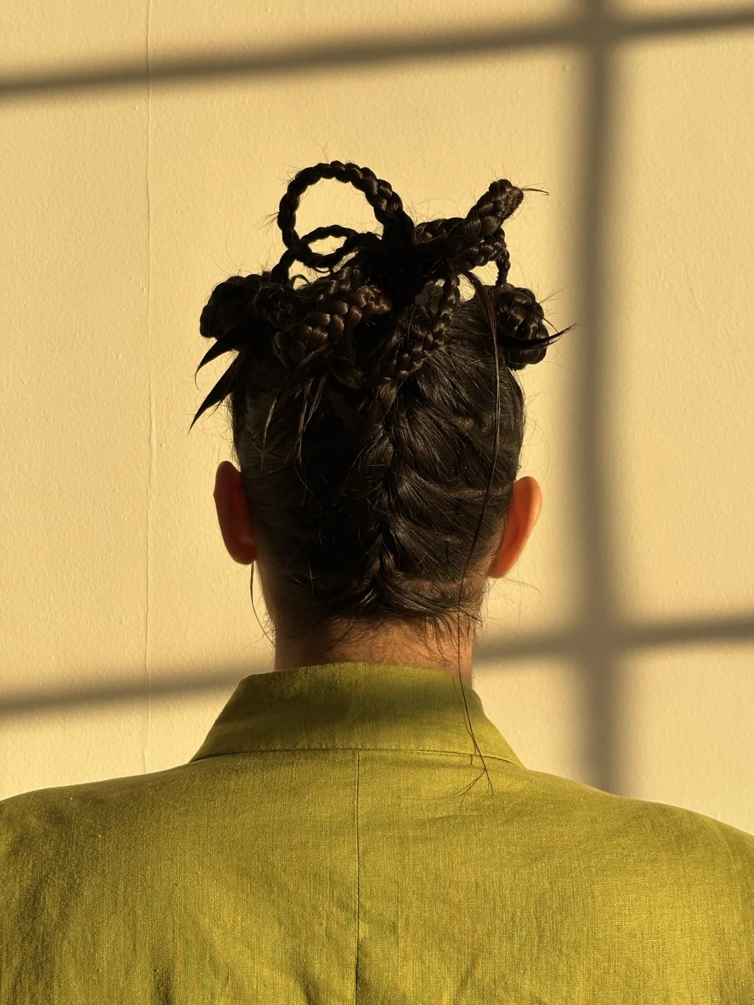 Braided Updo Back