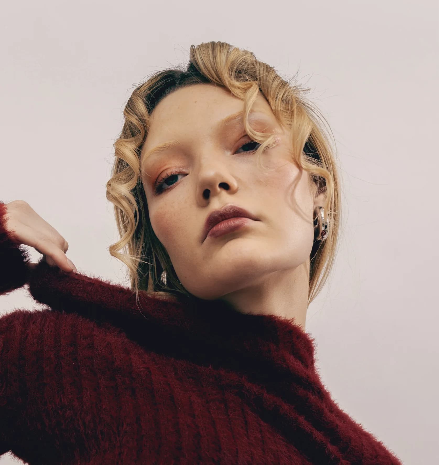 Finger Wave Beauty Closeup